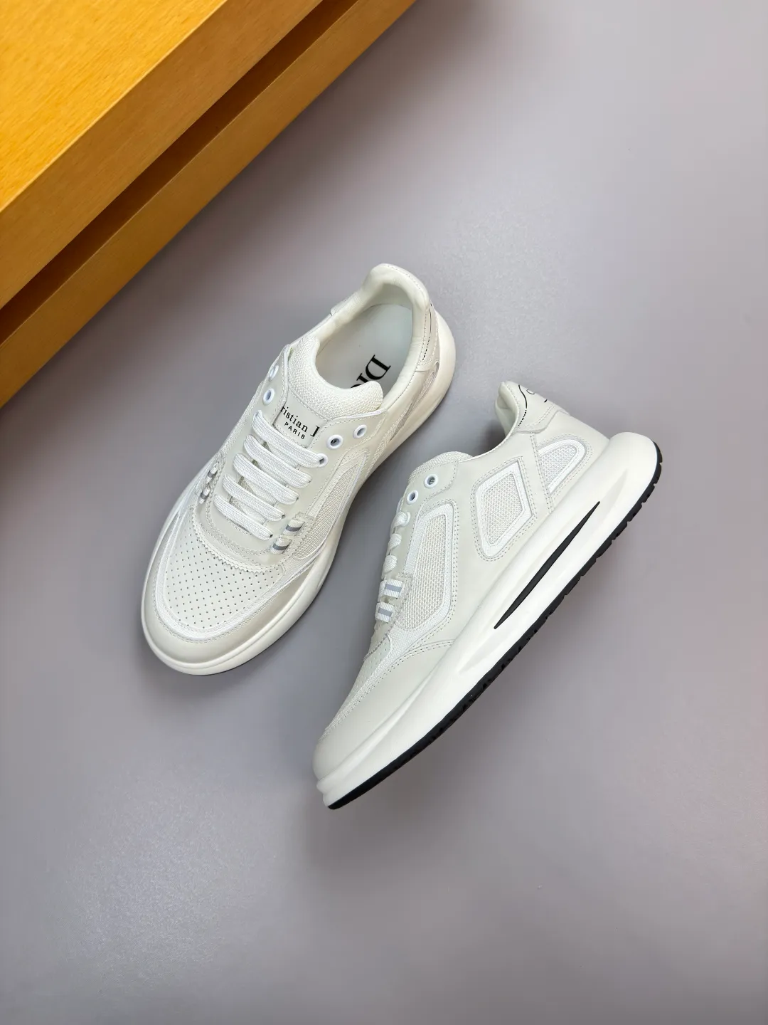 [Dior] Dior P780 men's shoes 💰 - High-end quality original order·Casual sports shoes - Upper: 🔝Nappa calfskin, perforated calfskin, brand high mercerized canvas, tongue. Heel. Silk screen high frequency brand logo - Inner: water-dyed cowhide, foot pad; brand canvas - Outsole: ultra-light TPU. Rubber foam; two-color molded outsole -Ultra-high quality control·Fine workmanship: outstanding (high-end·nobility·grade) -Size: 39-44 (38, 45, can be customized)·DR0181